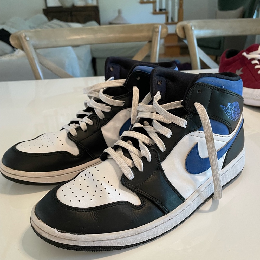 Jordan 1 Mid Racer Blue 10.5 - Picture 5 of 10